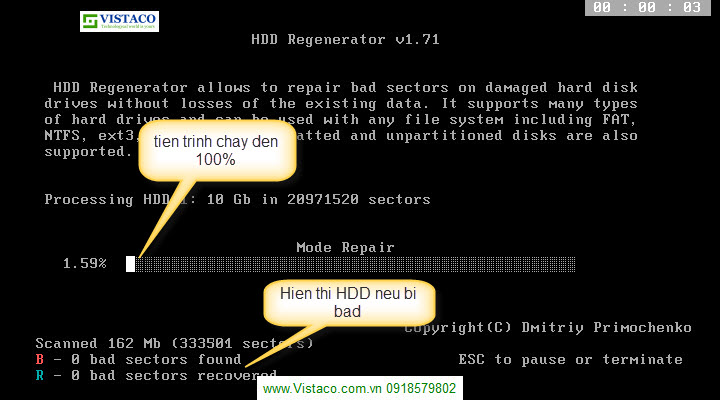 Hướng dẫn phục hồi dữ liệu - sử dụng HDD Regenerator 